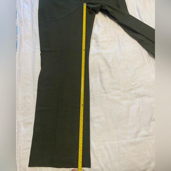 New dark green wool blend Ellen Tracy dress pants size 16 - Picture 15 of 15